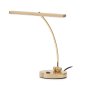Preview: Jahn Leuchten Klavier, Digital-Piano; CALMATA; flacher Schirm; Messing poliert; 2 x LED, 3,5 W; 2700 K, warmweiß