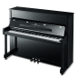 Preview: WILHELM-GROTRIAN Klavier WGS 120 schwarz poliert