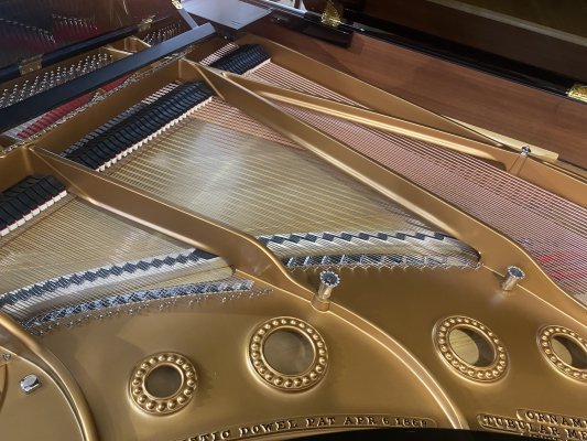 STEINWAY & SONS Flügel A 188 cm in schwarz poliert - generalüberholt - neuwertig