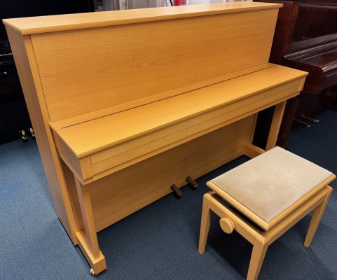 C. BECHSTEIN Klavier 112 Eiche hell mit RENNER Mechanik - gebraucht