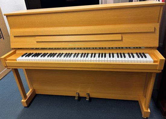 Preview: C. BECHSTEIN Klavier 112 Eiche hell mit RENNER Mechanik - gebraucht