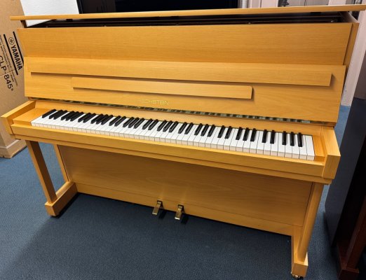 C. BECHSTEIN Klavier 112 Eiche hell mit RENNER Mechanik - gebraucht