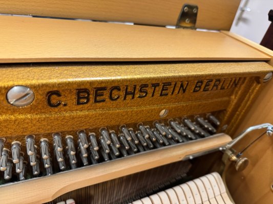 C. BECHSTEIN Klavier 112 Eiche hell mit RENNER Mechanik - gebraucht