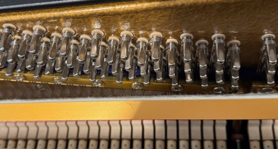 C. BECHSTEIN Klavier Modell A 124 Style Vario schwarz poliert - TOP ZUSTAND!