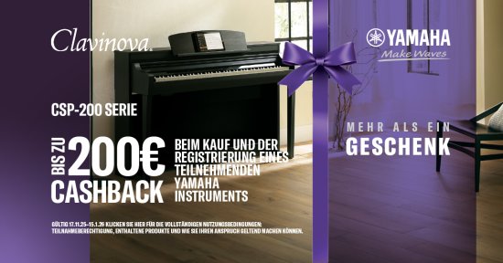 Yamaha Clavinova CSP-275 PE schwarz poliert