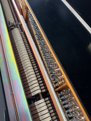 Preview: SCHIMMEL Klavier Fridolin F 121 Tradition schwarz poliert - wenig gespielt- Beste Gelegenheit mit Garantie