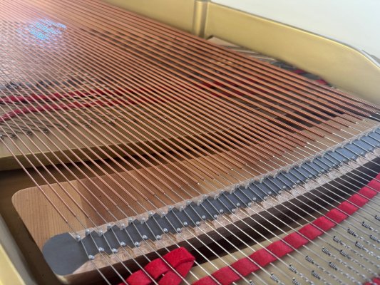 YAMAHA Flügel Modell G2 weiss poliert - Top Zustand -