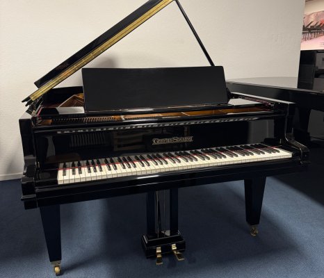 GROTRIAN-STEINWEG Flügel 200 schwarz poliert - überholt vom Klavierbaumeister