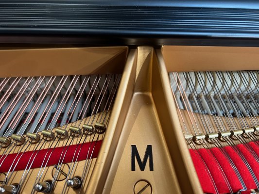 STEINWAY & SONS Flügel M 170 schwarz matt - generalüberholt