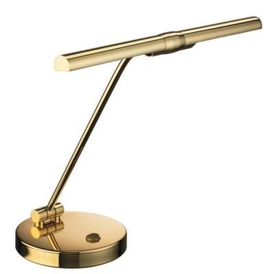 Jahn Leuchten Klavier; PIANO II; geteilter Reflektor; Messing poliert; 2 x G 4, LED, 2 W; 2700 K, warmweiß