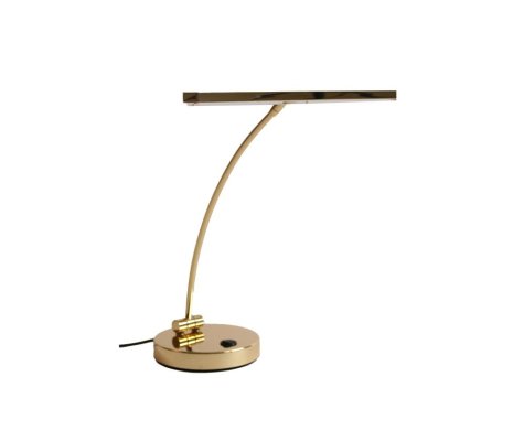 Jahn Leuchten Klavier, Digital-Piano; CALMATA; flacher Schirm; Messing poliert; 2 x LED, 3,5 W; 2700 K, warmweiß