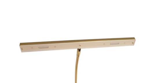 Jahn Leuchten Klavier, Digital-Piano; CALMATA; flacher Schirm; Messing poliert; 2 x LED, 3,5 W; 2700 K, warmweiß