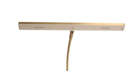 Jahn Leuchten Klavier, Digital-Piano; CALMATA; flacher Schirm; Messing matt; 2 x LED, 3,5 W; 2700 K, warmweiß