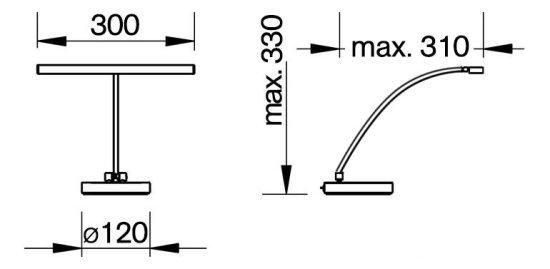 Jahn Leuchten Klavier, Digital-Piano; CALMATA; flacher Schirm; Messing matt; 2 x LED, 3,5 W; 2700 K, warmweiß
