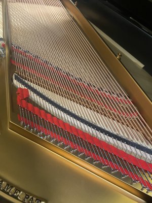 Preview: STEINWAY & SONS Flügel Modell O-180 schwarz poliert - generalüberholt