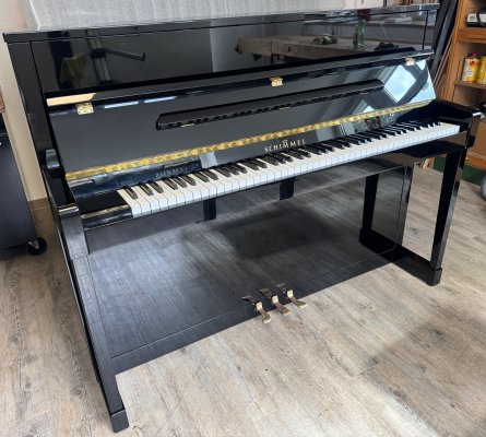 Preview: SCHIMMEL Klavier 116S schwarz poliert - gebraucht - in Vorbereitung