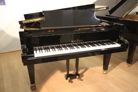 Preview: SCHIMMEL Flügel 208 schwarz poliert