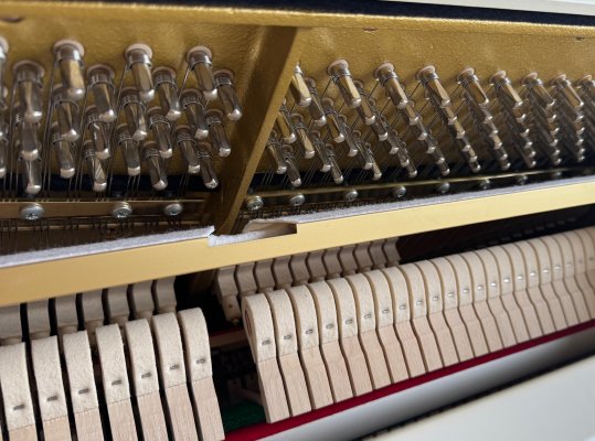 SCHIMMEL Klavier W 114 Tradition weiss poliert - wie neu