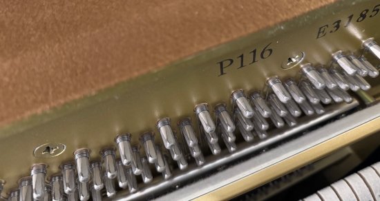 YAMAHA Klavier Modell P 116 schwarz poliert