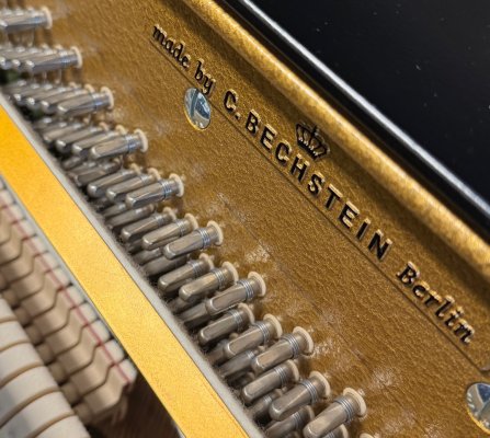 C. BECHSTEIN ZIMMERMANN Klavier Z1 125 - Baujahr 2006 Made in Germany- schwarz poliert -