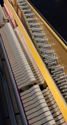 C. BECHSTEIN ZIMMERMANN Klavier Z1 125 - Baujahr 2006 Made in Germany- schwarz poliert -