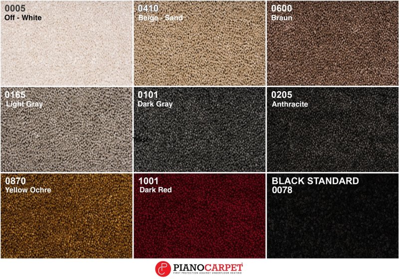 Pianocarpet Breit 151 x 58 cm