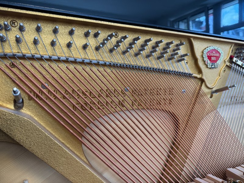 SCHIMMEL Klavier 116S schwarz poliert - gebraucht - in Vorbereitung