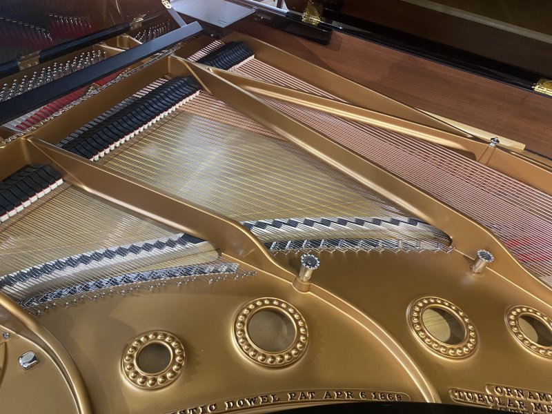 STEINWAY & SONS Flügel A 188 cm in schwarz poliert - generalüberholt - neuwertig