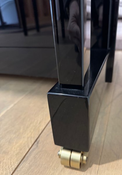 C. BECHSTEIN Klavier Modell A 124 Style Vario schwarz poliert - TOP ZUSTAND!