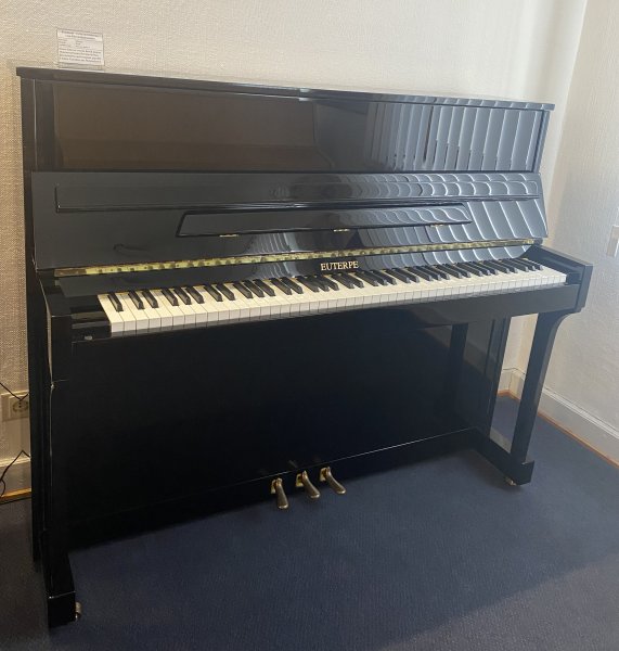 EUTERPE Klavier Modell E 120 schwarz poliert - technisch in Top Zustand