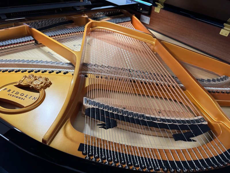 SCHIMMEL Flügel Fridolin F 156 Tradition schwarz poliert - NEU - Gelegenheit wegen kleinem Fehler in der Oberflächenlackierung