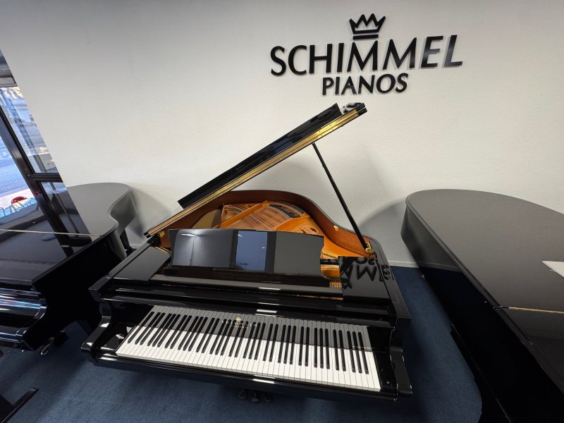 SCHIMMEL Flügel Fridolin F 156 Tradition schwarz poliert - NEU - Gelegenheit wegen kleinem Fehler in der Oberflächenlackierung