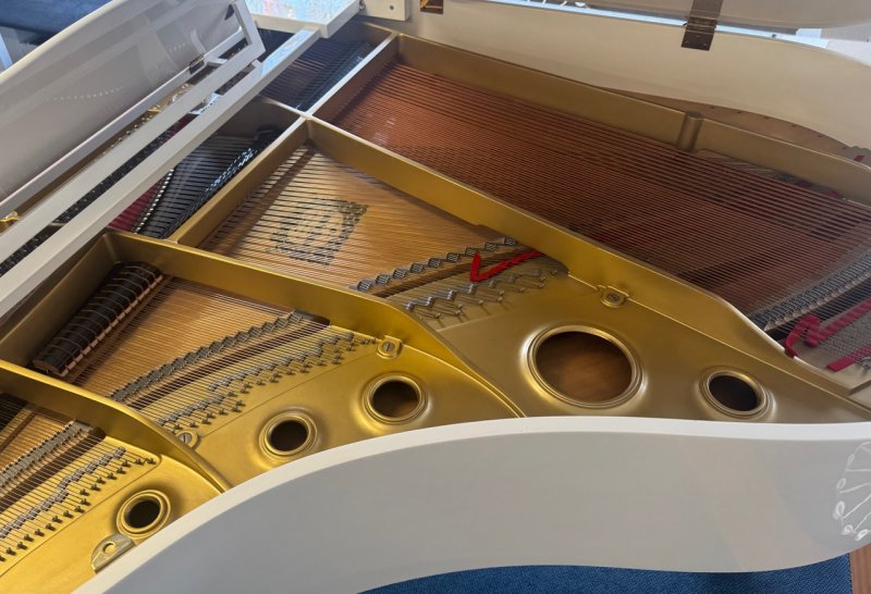 YAMAHA Flügel Modell G2 weiss poliert - Top Zustand -