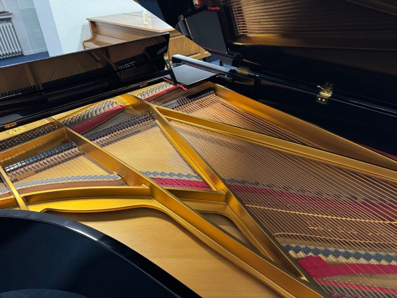 GROTRIAN-STEINWEG Flügel 200 schwarz poliert - überholt vom Klavierbaumeister