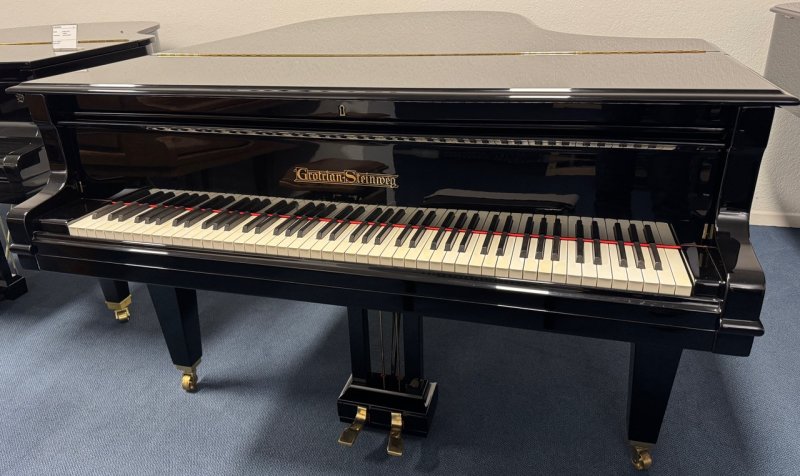 GROTRIAN-STEINWEG Flügel 200 schwarz poliert - überholt vom Klavierbaumeister