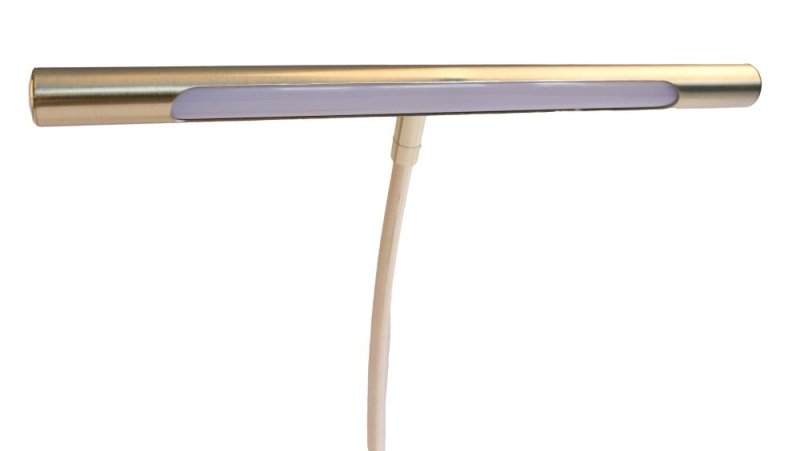 Jahn Leuchten Klavier, Digital-Piano; SWING; Preishit; Messing gebürstet; LED, Milchglas 6,5 W; 3000 K, 650 lm