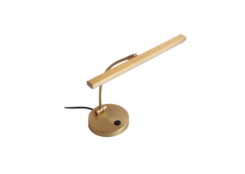 Jahn Leuchten Klavier, Digital-Piano; CALMATA; flacher Schirm; Messing matt; 2 x LED, 3,5 W; 2700 K, warmweiß