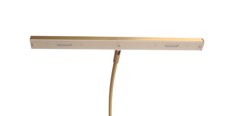 Jahn Leuchten Klavier, Digital-Piano; CALMATA; flacher Schirm; Messing matt; 2 x LED, 3,5 W; 2700 K, warmweiß