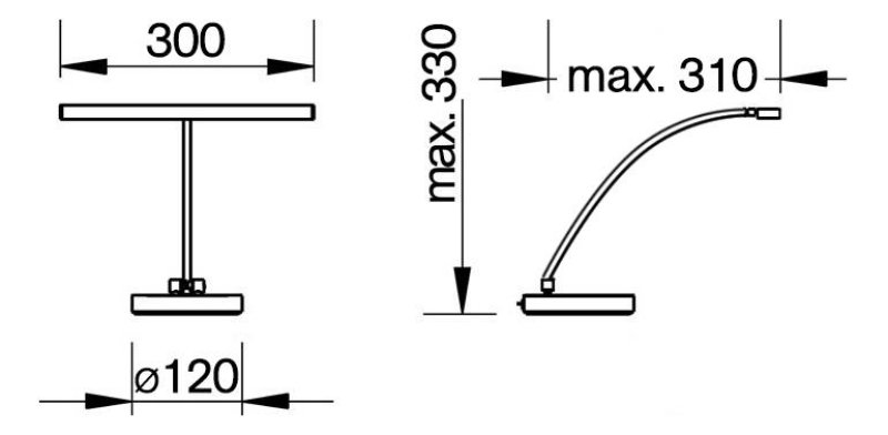 Jahn Leuchten Klavier, Digital-Piano; CALMATA; flacher Schirm; Messing matt; 2 x LED, 3,5 W; 2700 K, warmweiß