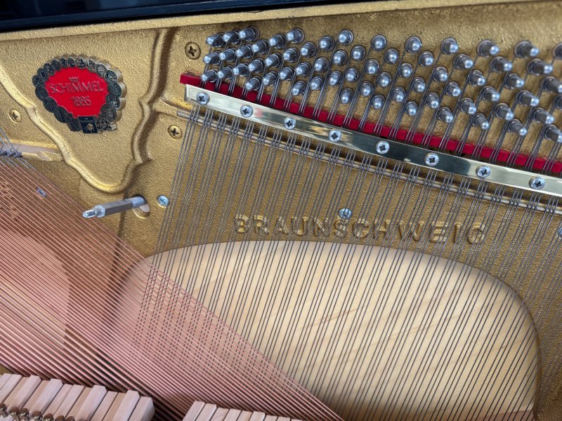 SCHIMMEL Klavier 116S schwarz poliert - gebraucht - in Vorbereitung