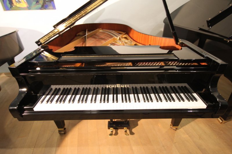 SCHIMMEL Flügel 208 schwarz poliert