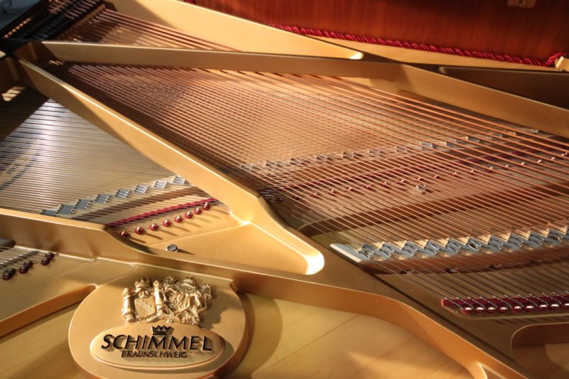 SCHIMMEL Flügel 208 schwarz poliert