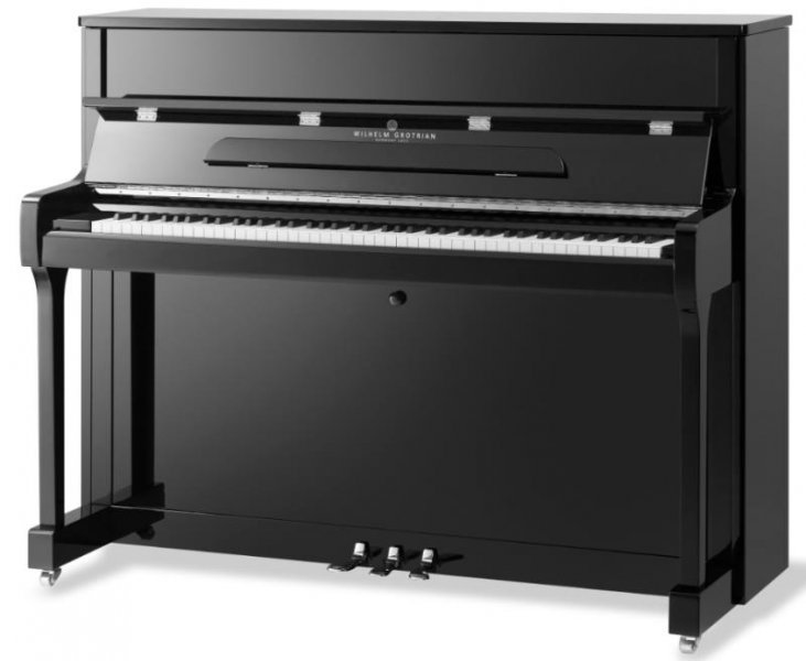 WILHELM-GROTRIAN Klavier WGS 120 schwarz poliert