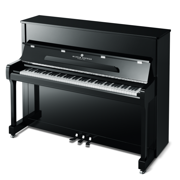 WILHELM-GROTRIAN Klavier WGS 120 schwarz poliert