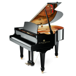 WILHELM-GROTRIAN Flügel WGS 152 schwarz poliert